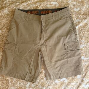 WearFirst Men's Khaki Cargo Shorts